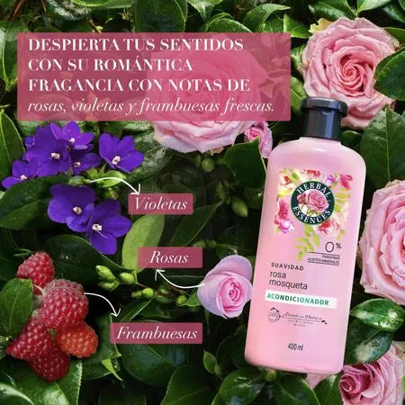 Herbal Essences Acondicionador Rosa Mosqueta 400 cc - Puntolimpieza