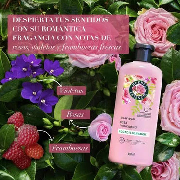 Herbal Essences Acondicionador Rosa Mosqueta 400 cc - Puntolimpieza
