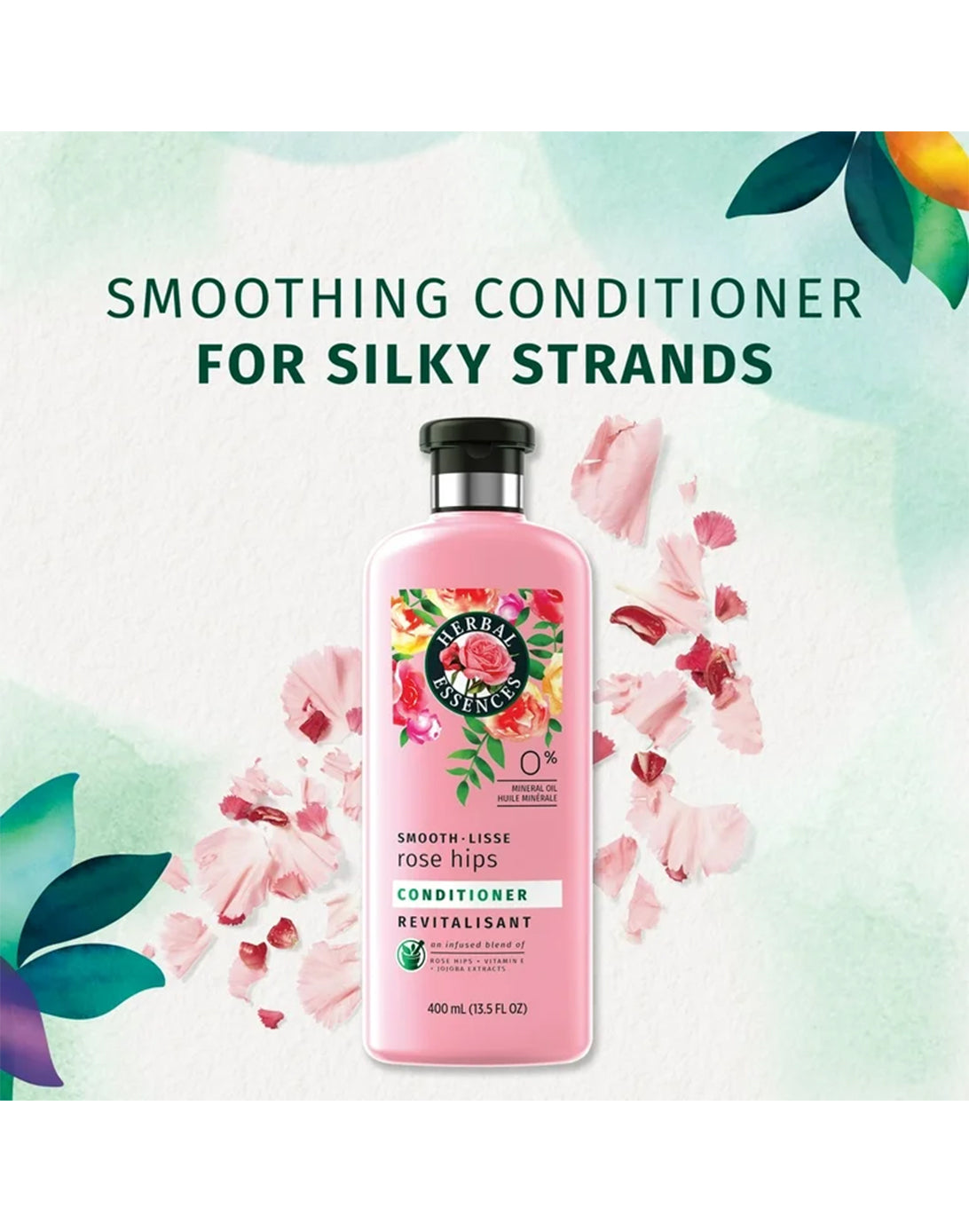 Herbal Essences Acondicionador Rosa Mosqueta 400 cc - Puntolimpieza