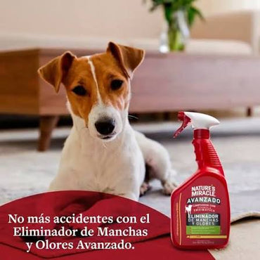 Natures Miracle Eliminador de Manchas y Olores para Perro 946 ml