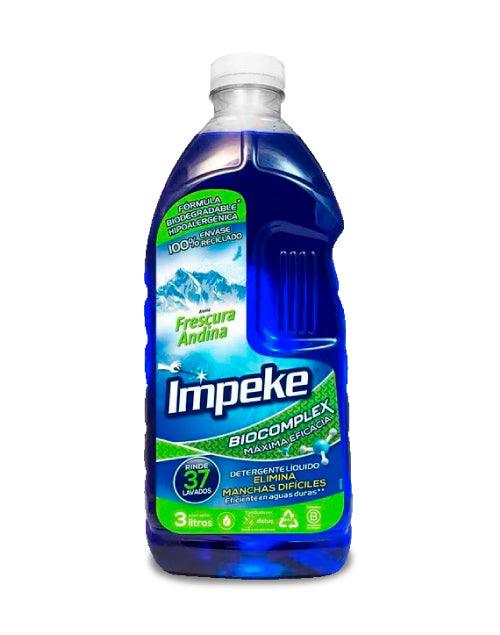 Impeke Detergente Líquido Frescura Andina 3 L | Comprar Online en