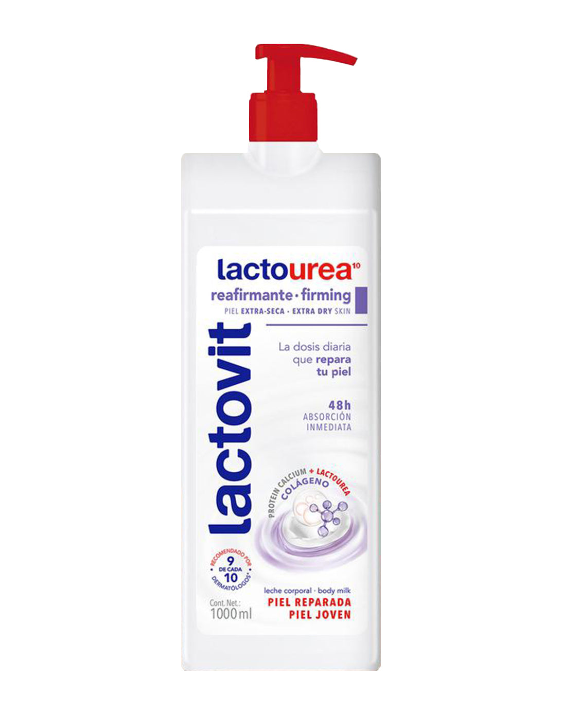 Lactovit Leche corporal Lactourea Firming 1000 ml - Puntolimpieza