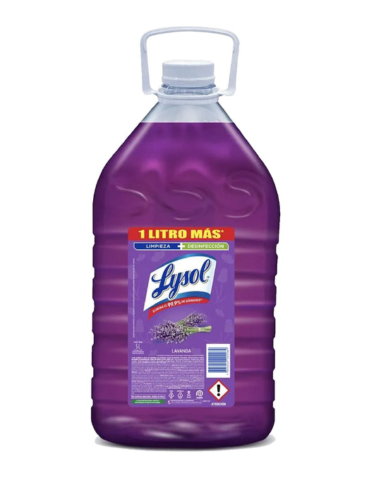 Lysol Limpia pisos Lavanda 5 L - Puntolimpieza