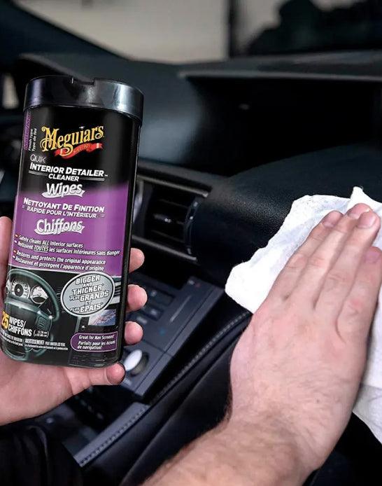 Meguiar's Wipes Quik Detailer Interior 25 unid - Puntolimpieza