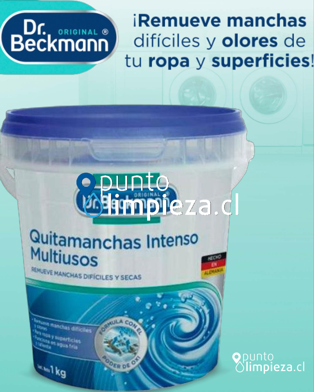 Dr. Beckmann Quitamanchas Intenso Multiusos 2 x 1 kg
