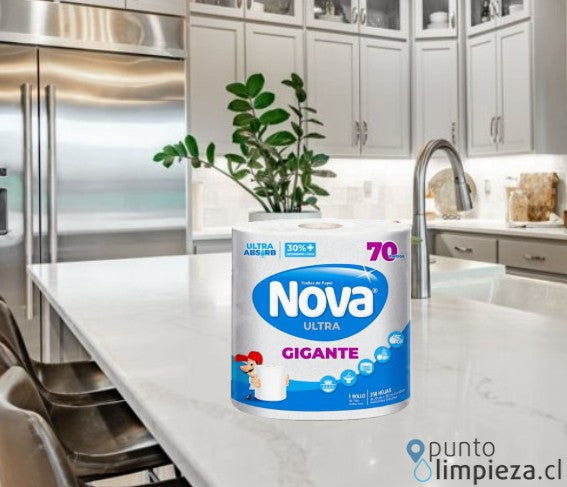 Nova Toalla Gigante doble hoja 70 m - Puntolimpieza