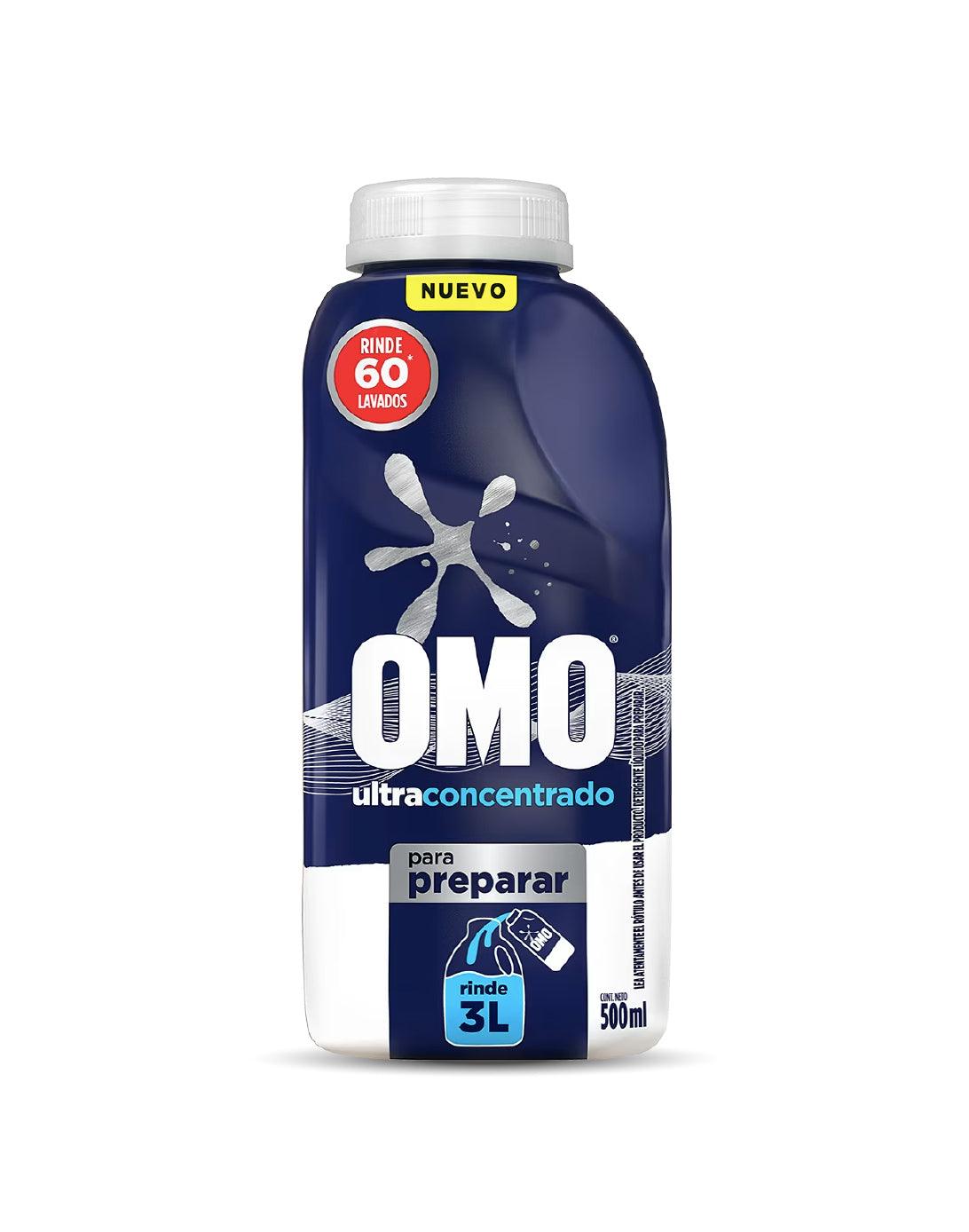 Omo Detergente Líquido Para Diluir 500 cc - Puntolimpieza