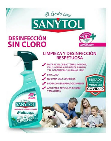 Sanytol Limpiador Multiuso Desinfectante 500 cc - Puntolimpieza