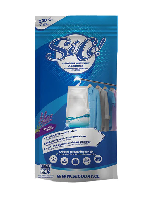 SéCo! Absorbente Humedad Colgante 220 gr - Puntolimpieza