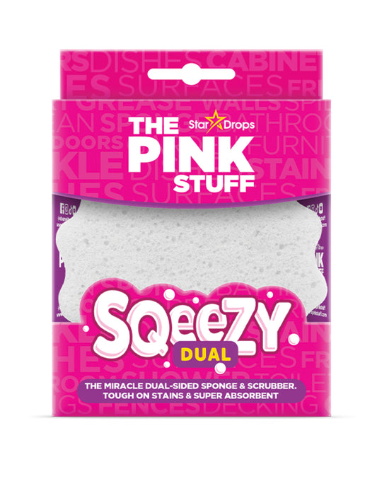 The Pink Stuff Esponja Sqeezy Miracle Scrubber DUAL 1 unid - Puntolimpieza