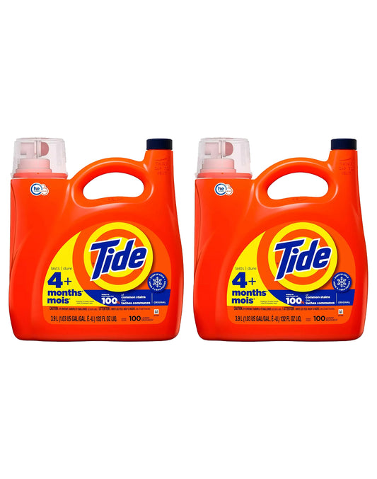 Tide Original Detergente liquido concentrado 2 x 3,9 L - Puntolimpieza