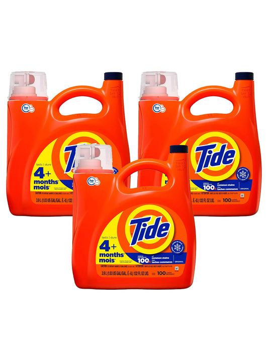 Tide Original Detergente liquido concentrado 3 x 3,9 L - Puntolimpieza