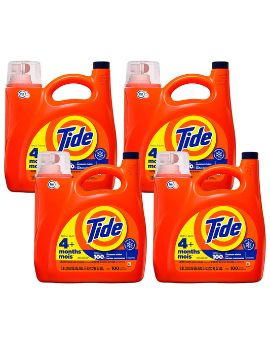 Tide Original Detergente liquido concentrado 4 x 3,9 L - Puntolimpieza