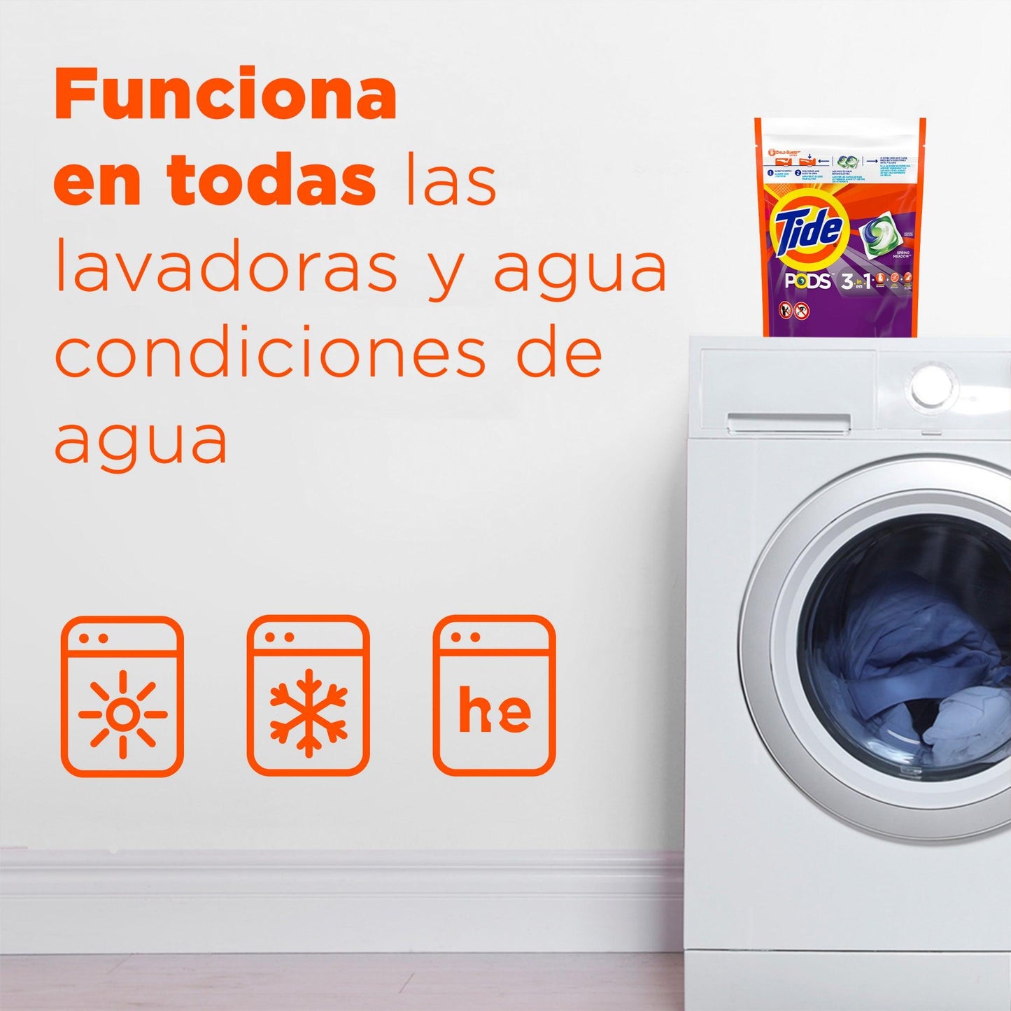 Tide Pods Detergente en cápsulas 3 x 76 unid - Puntolimpieza