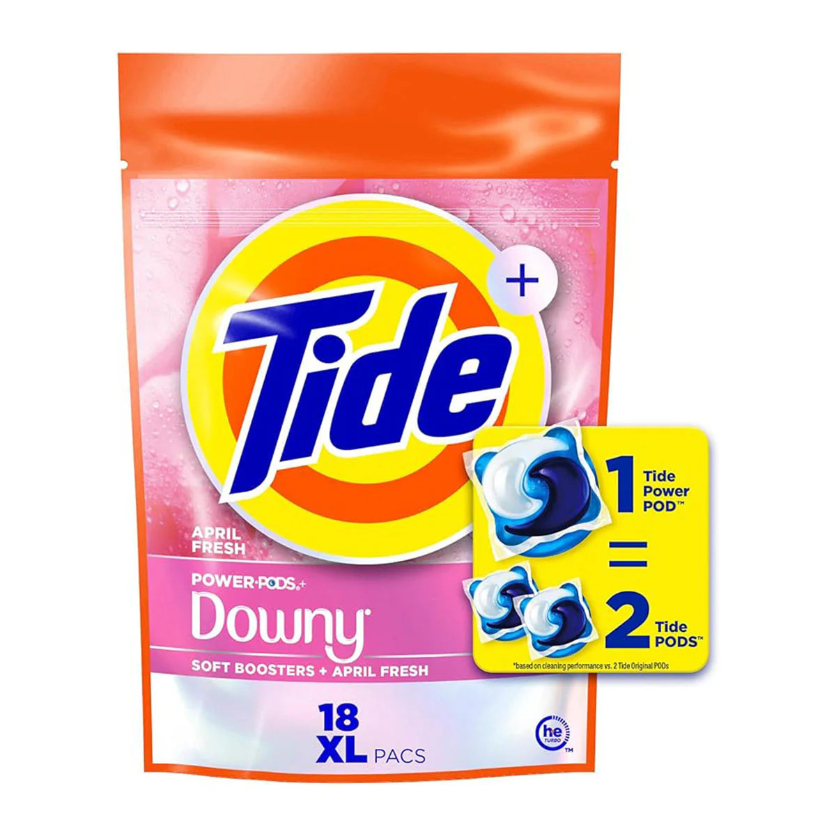 Tide Power pods Downy Soft Boosters 4 x 18 unid - Puntolimpieza