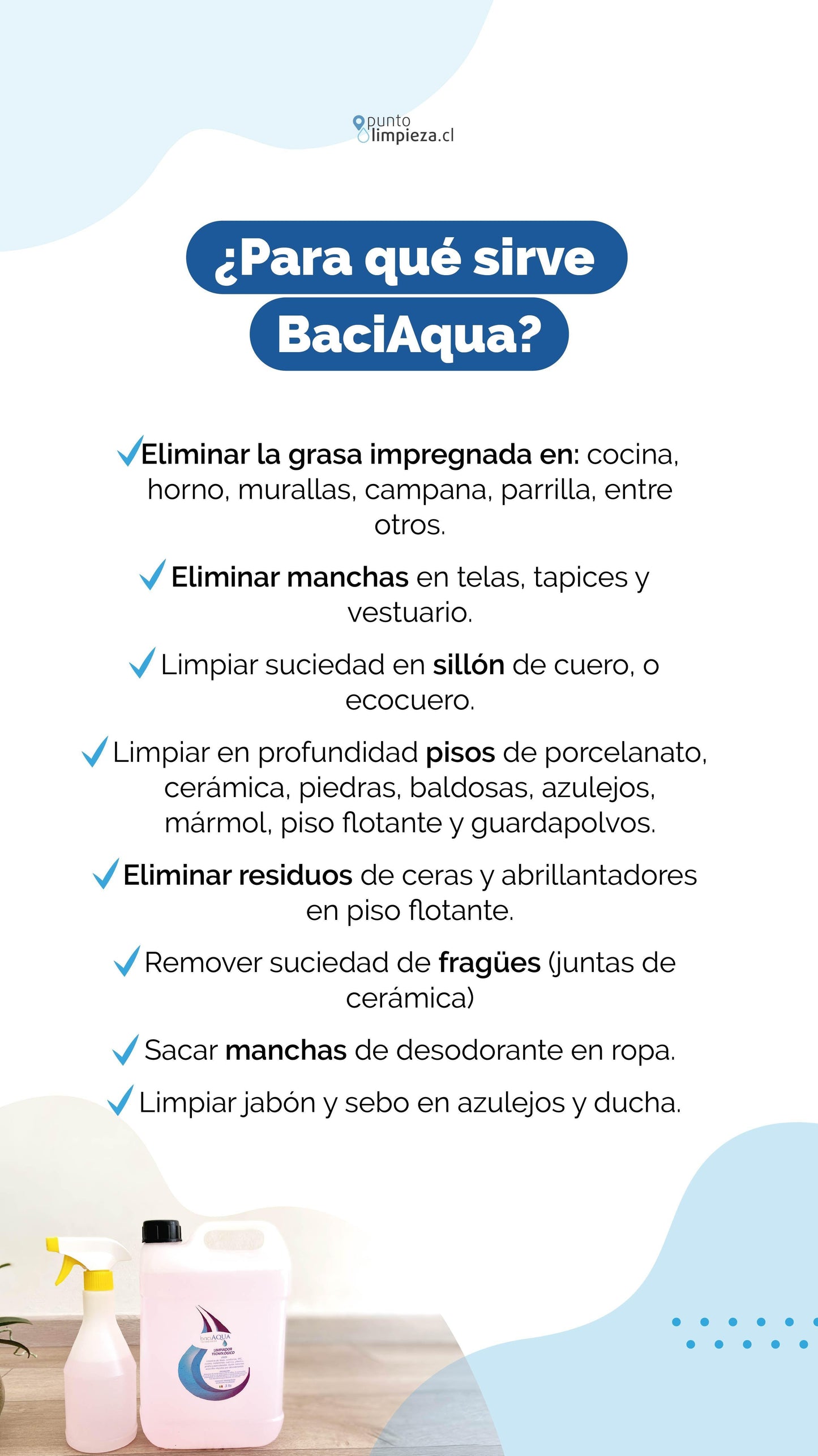 Tripack Tripack Bio Clean + BaciAqua + Mom's Goop 3 en 1 - Puntolimpieza