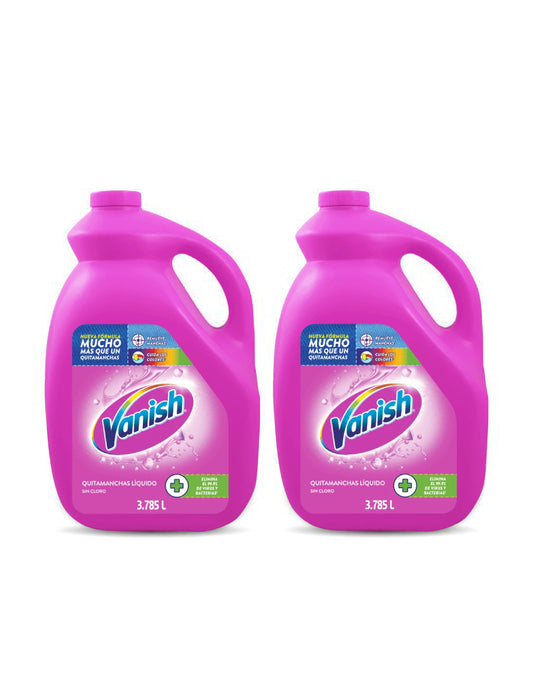 Vanish Quitamanchas líquido ropa color multiuso 2 x 3785 cc - Puntolimpieza