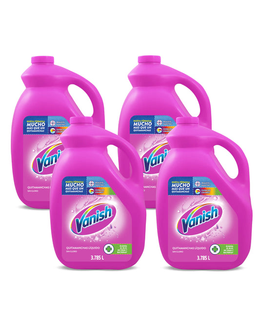 Vanish Quitamanchas líquido ropa color multiuso 4 x 3785 cc - Puntolimpieza