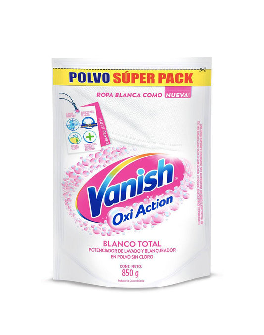 Vanish Quitamanchas ropa blanca polvo 850 gr - Puntolimpieza