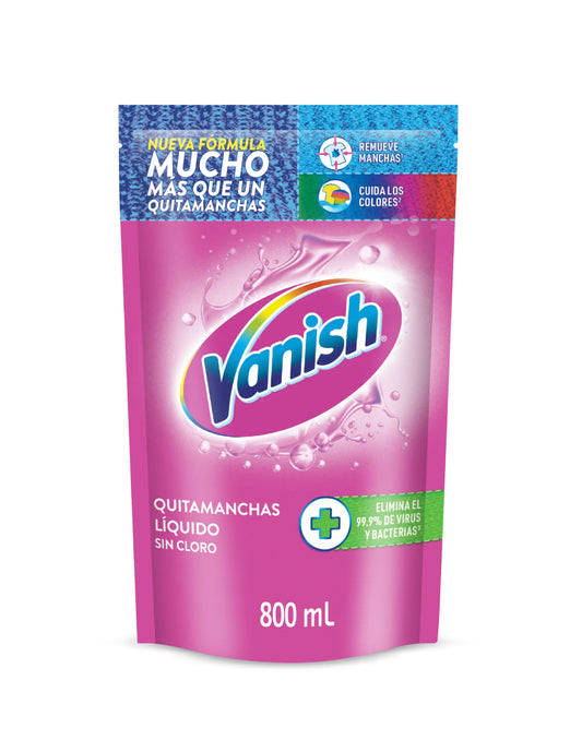 Vanish Quitamanchas ropa color liquido multiuso 800 cc - Puntolimpieza