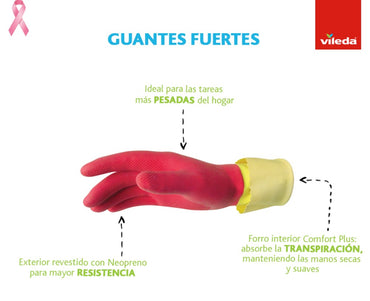 Vileda Guante Protection Fuertes Talla L 1 par