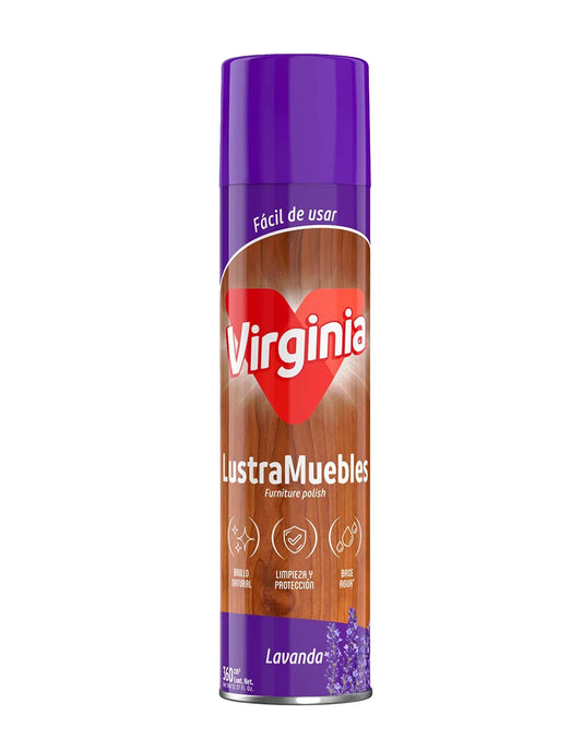 Virginia Lustramuebles Aerosol Aroma Lavanda 360 cc - Puntolimpieza