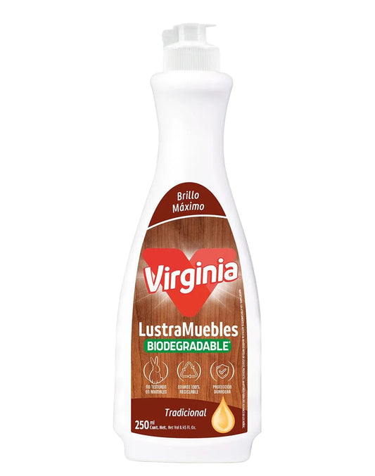Virginia Lustramuebles Tradicional Botella 250 cc - Puntolimpieza