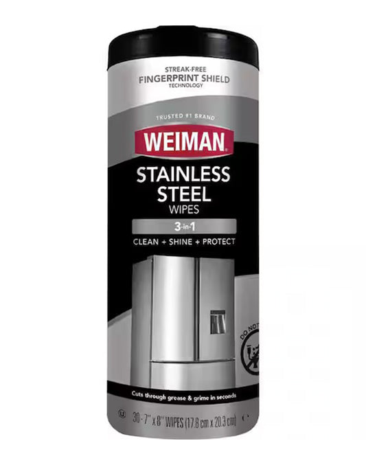 Weiman Toallas Acero Inoxidable 30 unid - Puntolimpieza