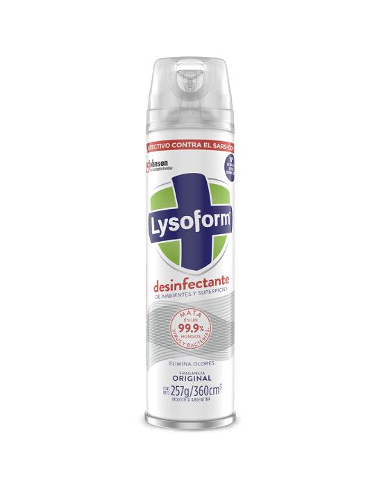 Lysoform Desinfectante de ambiente y superficie 360 cc - Puntolimpieza