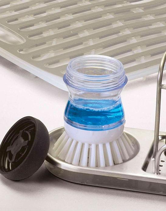 Oxo Escobilla Lavaloza Compacta Dispensador y Base 1 unid - Puntolimpieza
