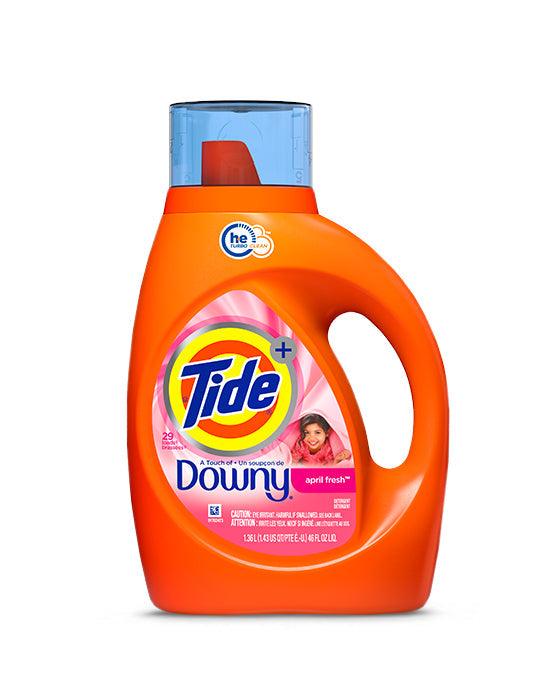 Tide Toque Downy Detergente Liquido Concentrado 1,36 L - Puntolimpieza