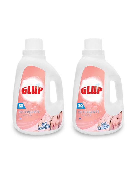 Glup Detergente liquido piel sensible 2 x 3 L - Puntolimpieza