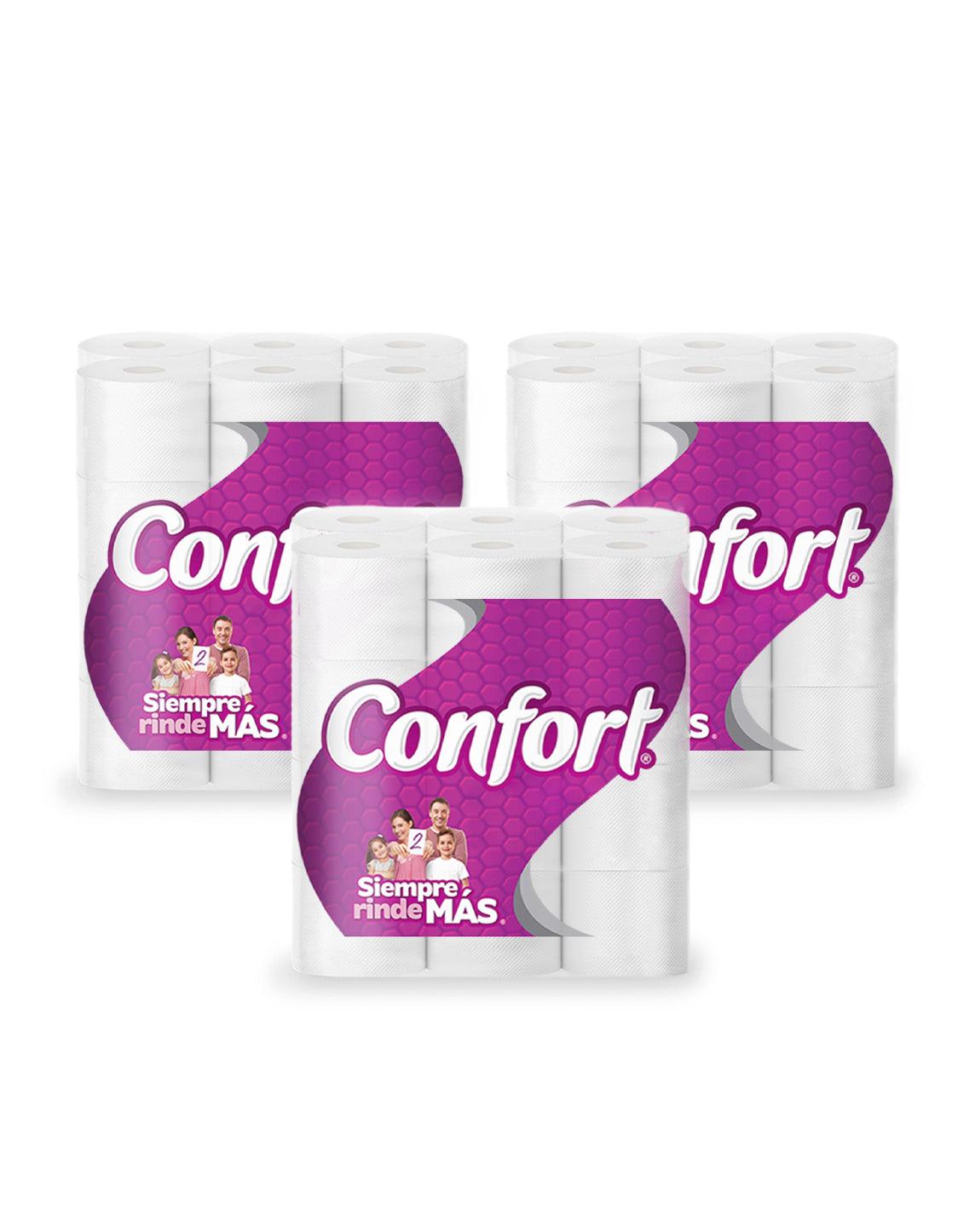 Confort Papel Higienico Doble Hoja 30 metros 2 MANGAS - Puntolimpieza