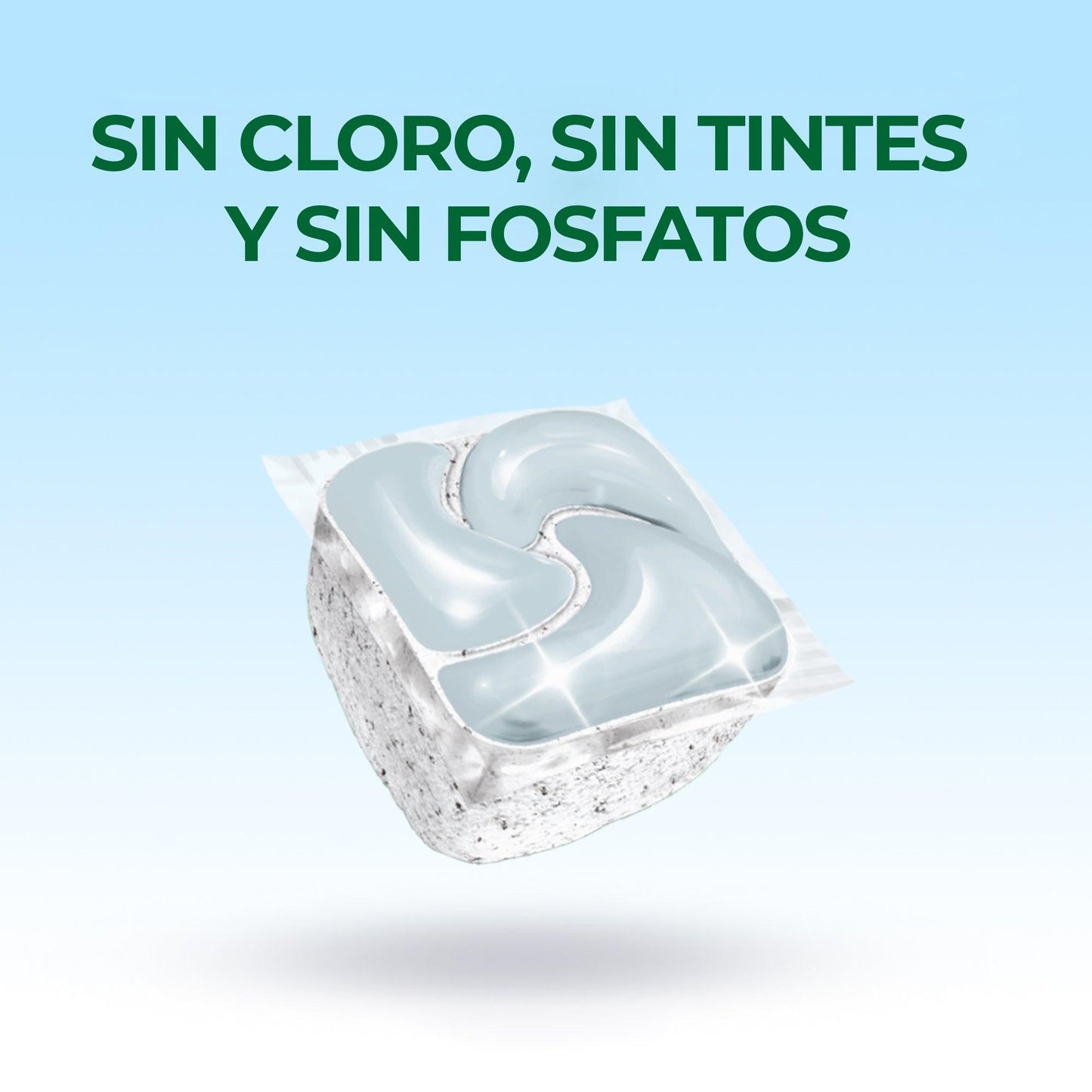 Cascade Detergente Lavavajilla Free & Clear Pods 36 unid - Puntolimpieza
