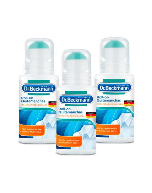 Dr. Beckmann Quitamanchas Roll-on 3 x 75 cc - Puntolimpieza