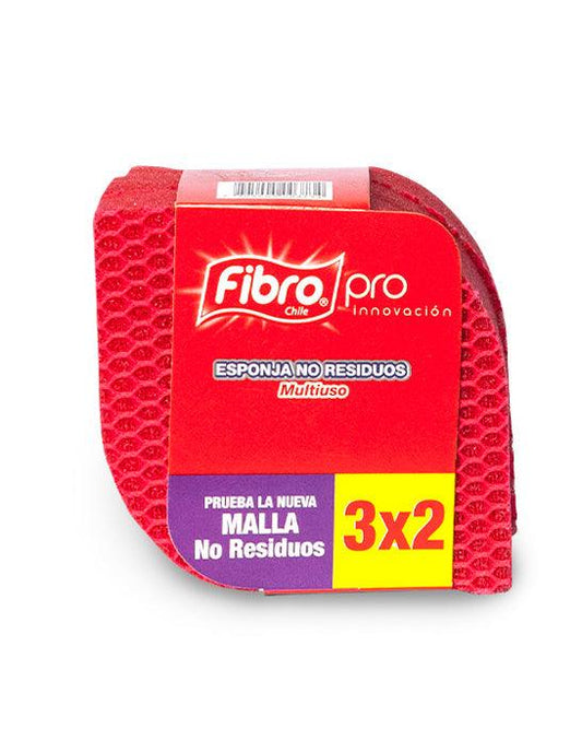 Fibro Pro Esponja No Residuos 3 unid - Puntolimpieza