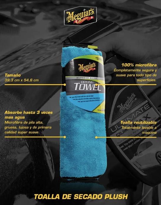 Meguiar's Supreme Drying Towel 1 unid - Puntolimpieza