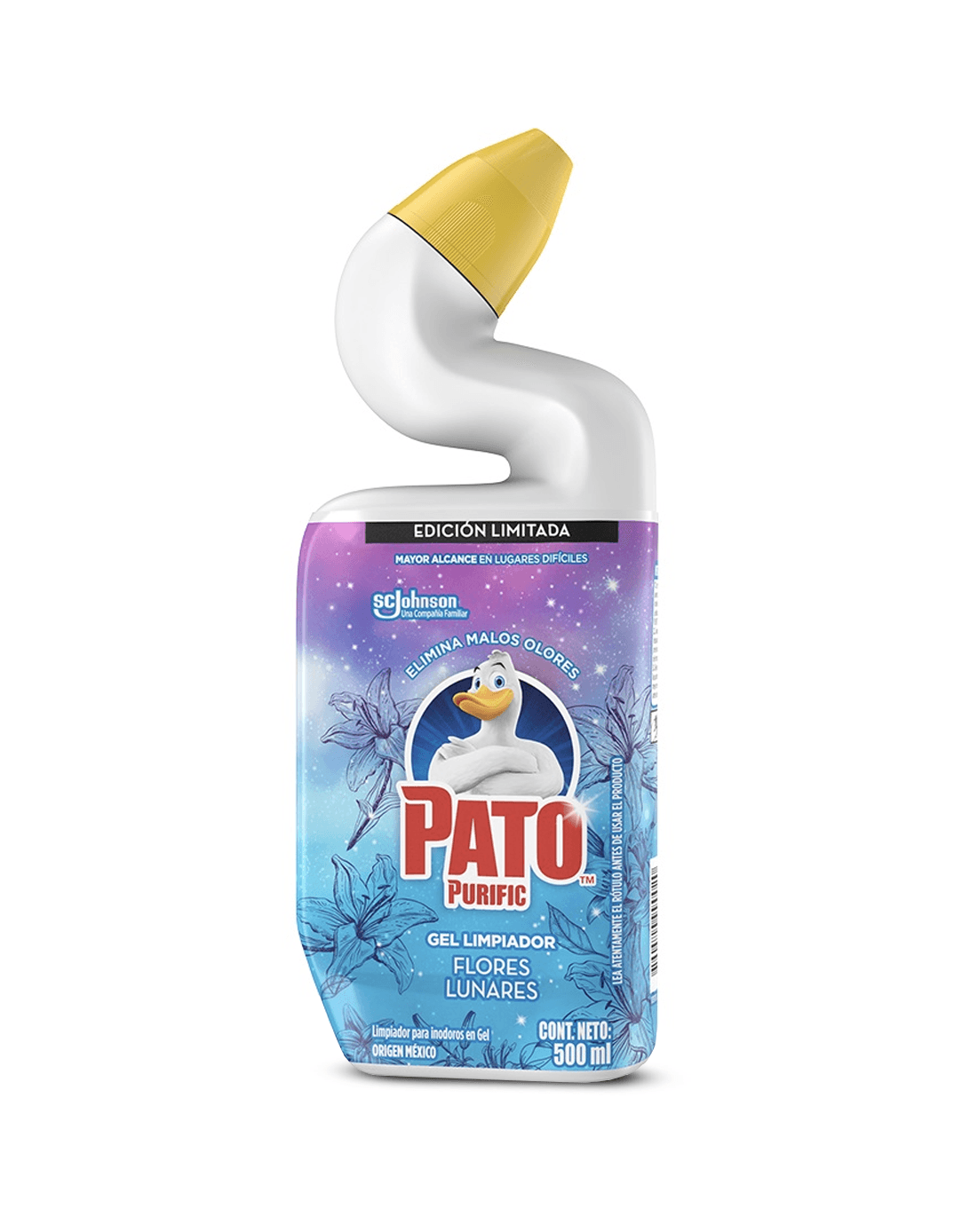 Pato Purific Gel Limpiador Inodoro Flores Lunares 500 cc - Puntolimpieza