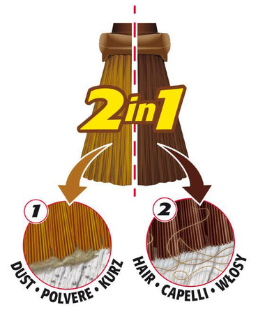 Vileda Escobillón 2 en 1 Parquet 1 unid - Puntolimpieza