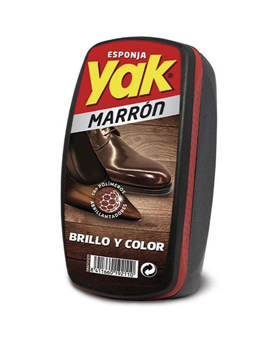 Yak Esponja Limpiacalzado Marron 1 unid - Puntolimpieza