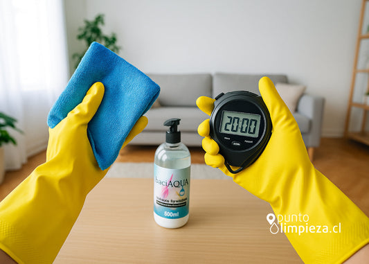 🧹 Checklist express para limpiar tu casa en 20 minutos