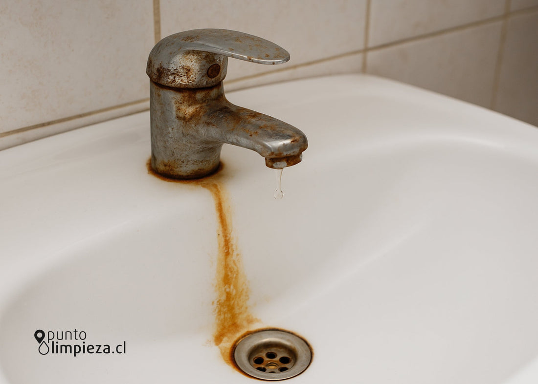 🧲 Cómo eliminar el óxido del baño y la cocina (sin dañar tus superficies)