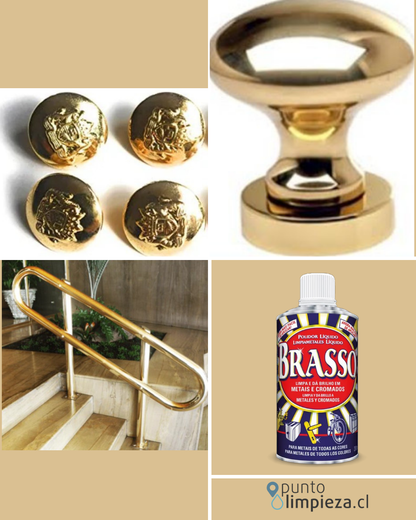 Brasso Limpiador de Metales 200 cc