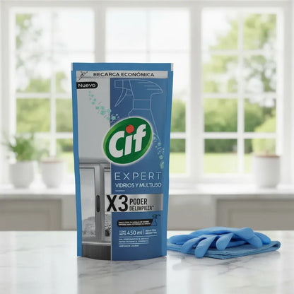 Cif Limpia Vidrios recarga 450 cc