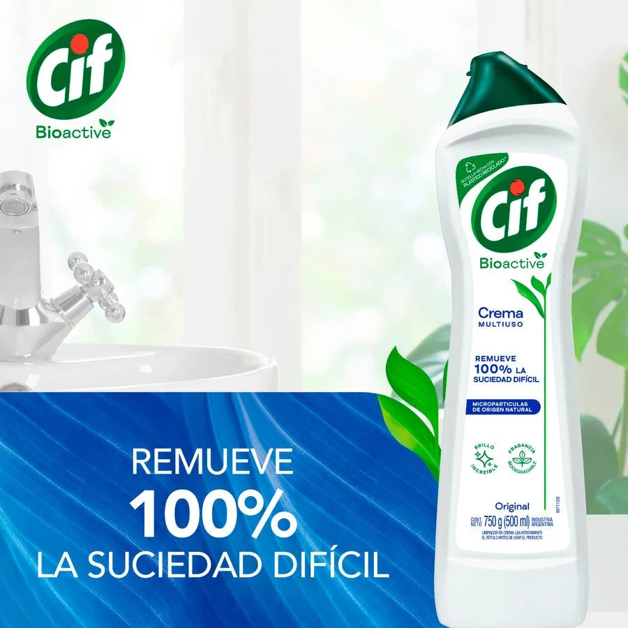 Cif Limpiador crema blanco 2 x 750 gr