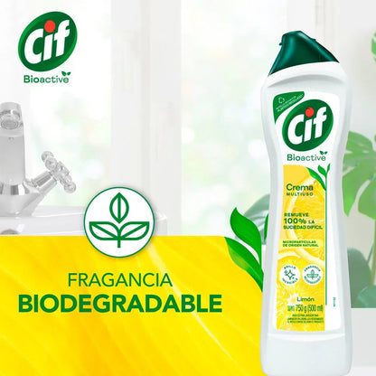 Cif Limpiador crema limón 750 gr