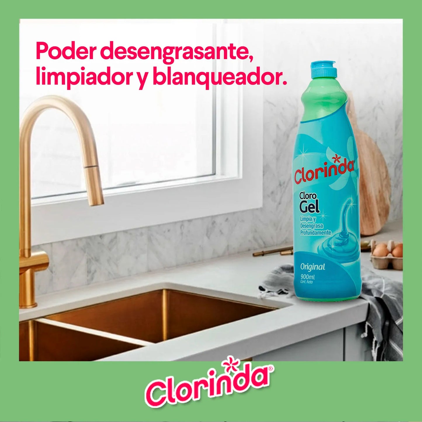 Clorinda Clorogel tradicional 6 x 900 cc