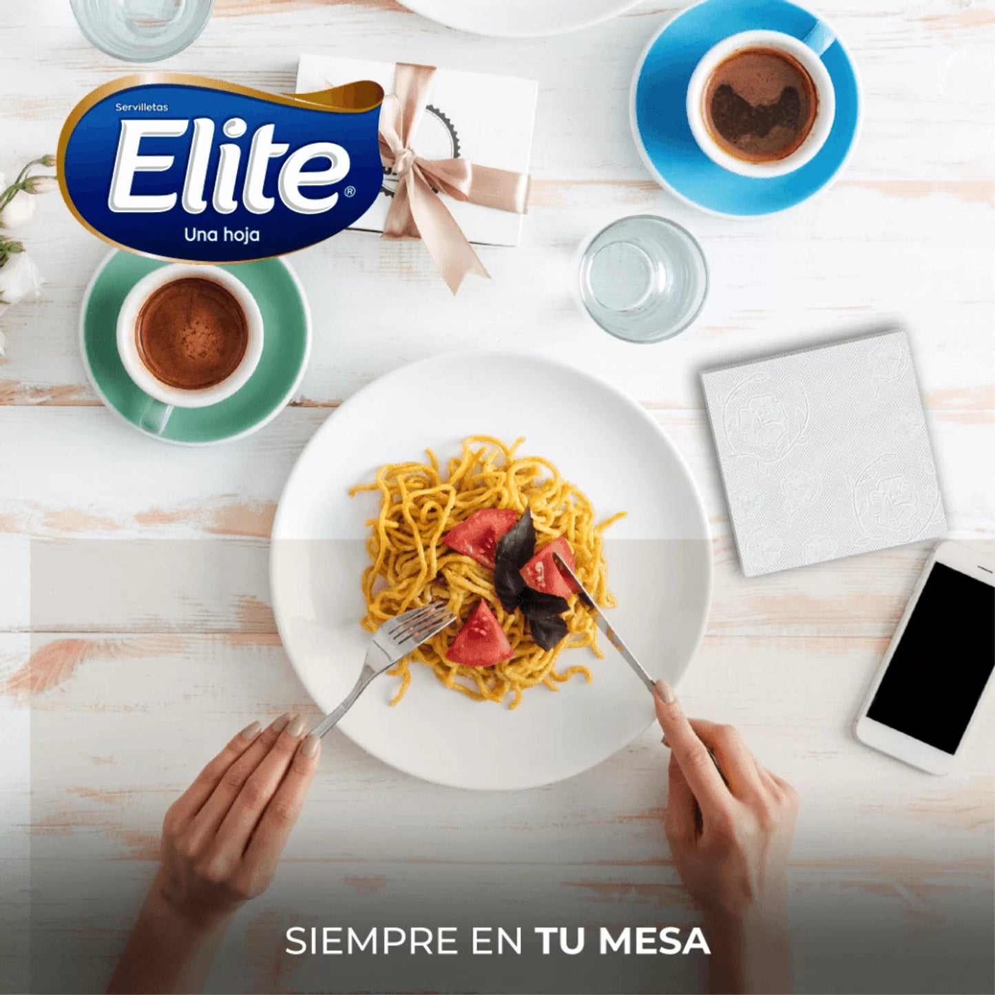 Elite Servilleta cóctel 10 x 50 unid