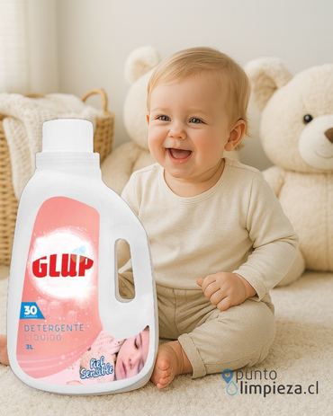 Glup Detergente liquido piel sensible 3 x 3 L