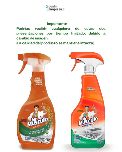 Mr Musculo Antigrasa Total Cocina 500 cc